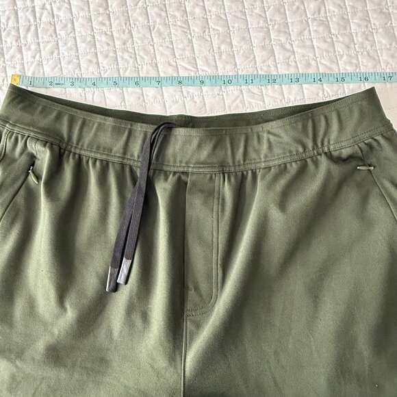 Mens Balance Collection Olive Green Joggers L Polyester/Spandex Elastic Waist Dr - Picture 5 of 11